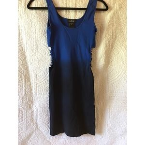 bebe Blue Ombré Mini Dress 👗